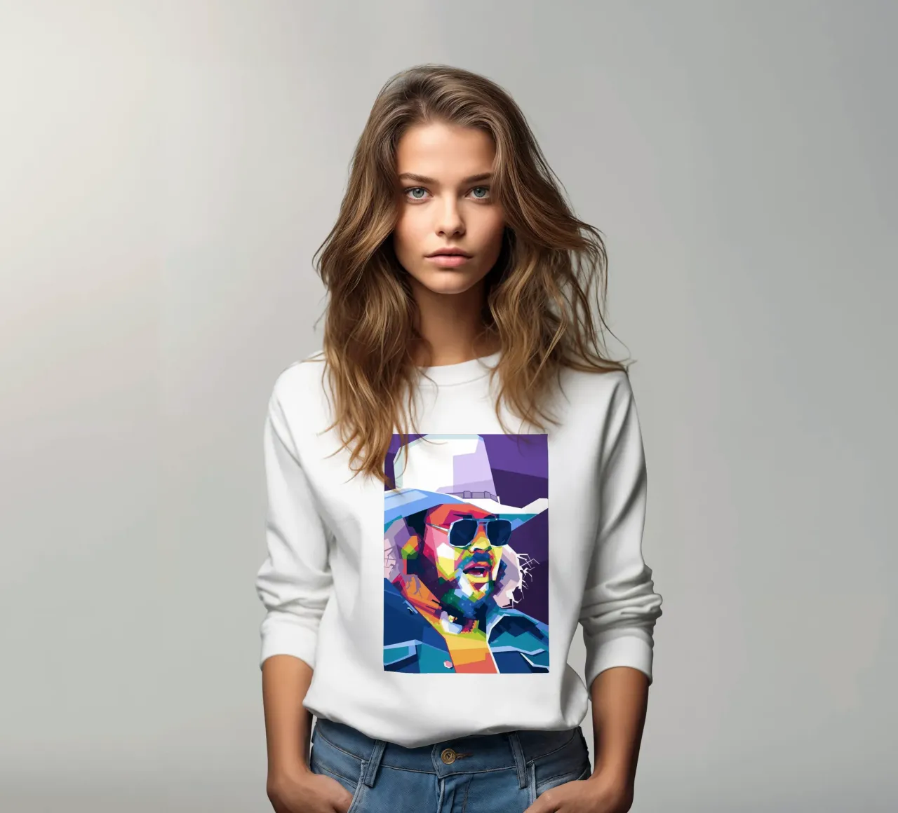 Hank Williams Jr. in WPAP felpa da Alkahfsmart