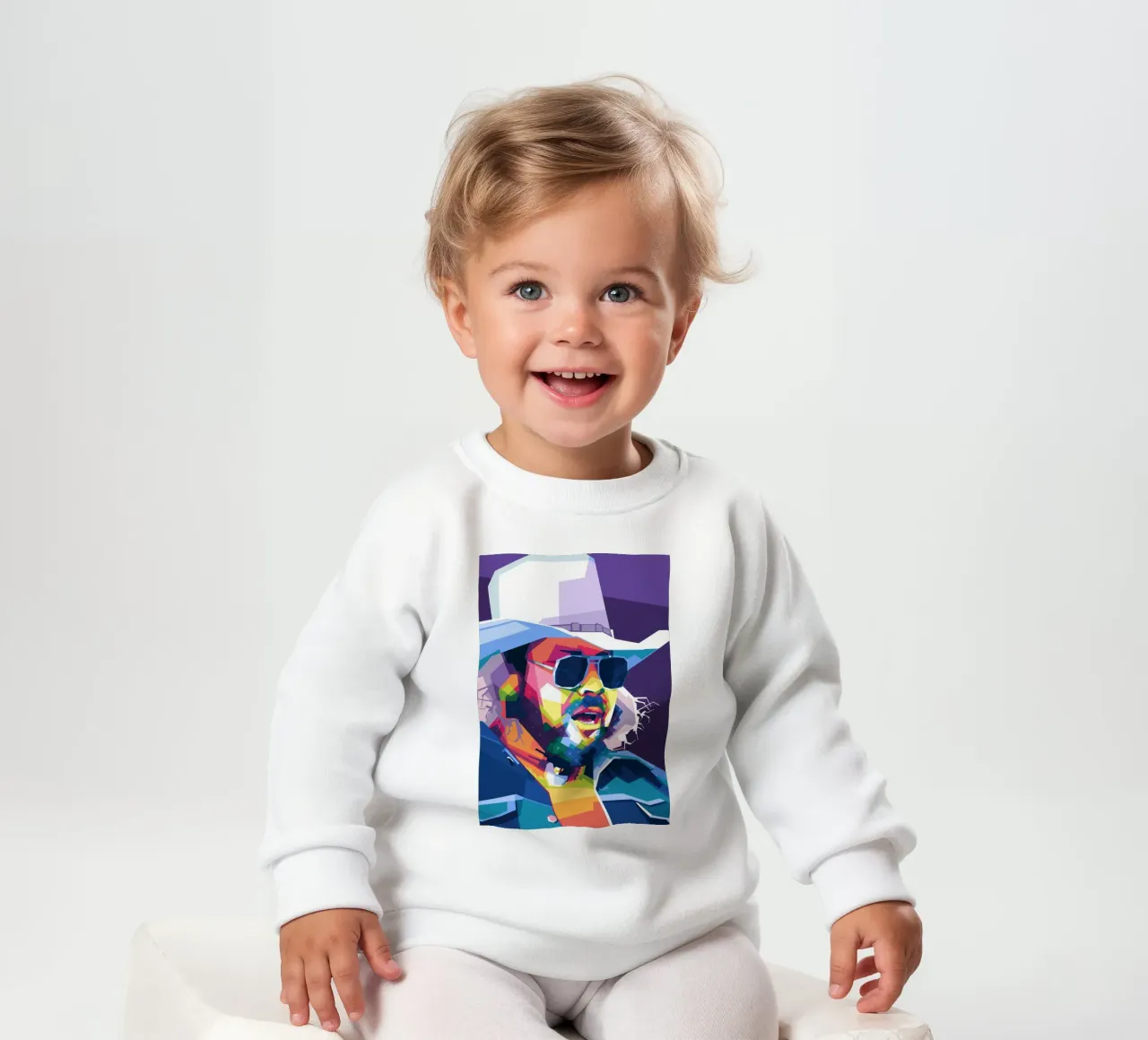 Hank Williams Jr. in WPAP Baby Sweatshirt von Alkahfsmart
