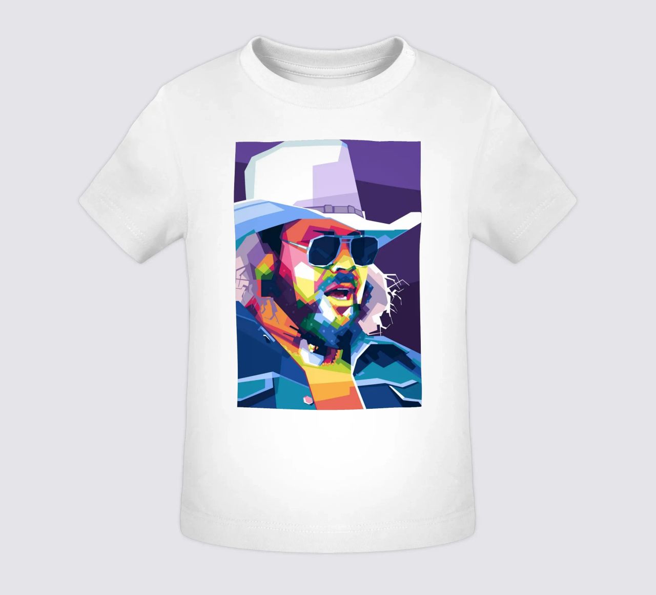 Hank Williams Jr. in WPAP maglietta neonato da Alkahfsmart