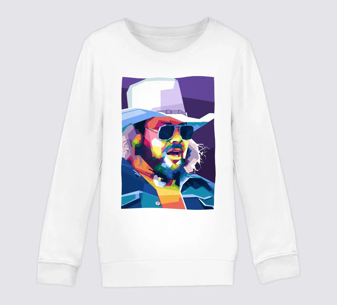 Hank Williams Jr. en WPAP sudadera para niño de Alkahfsmart