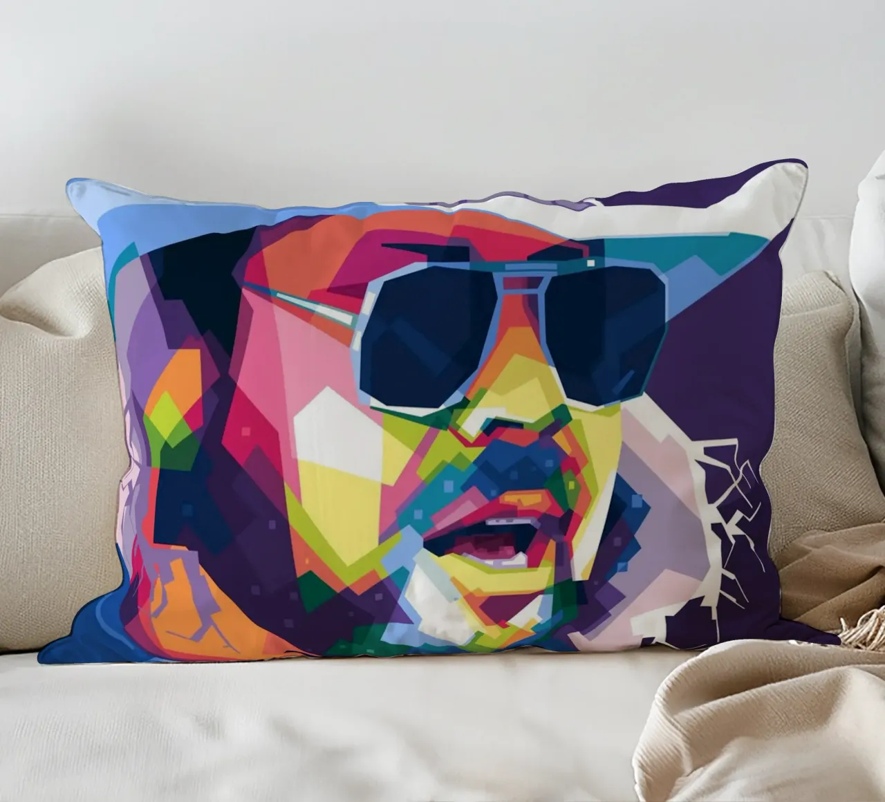 Hank Williams Jr. in WPAP cuscino da Alkahfsmart