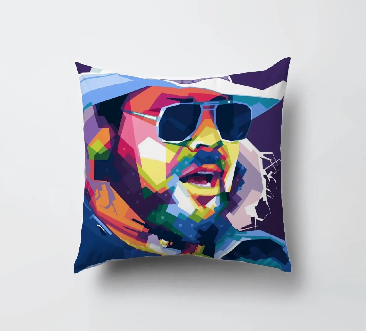 Hank Williams Jr. in WPAP cuscino da Alkahfsmart