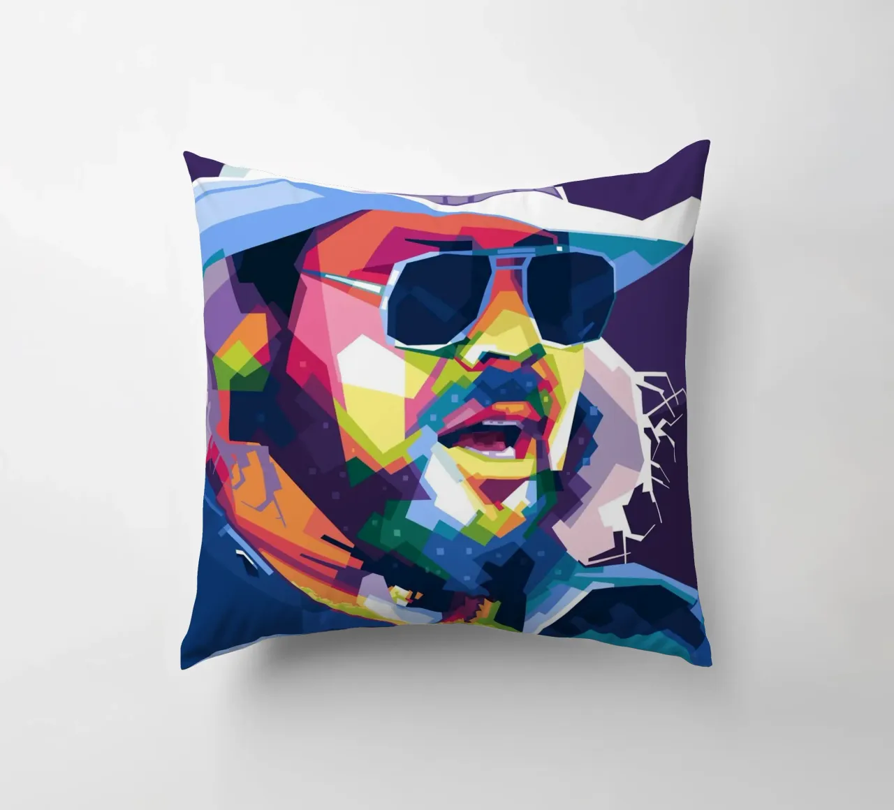 Hank Williams Jr. in WPAP cuscino da Alkahfsmart