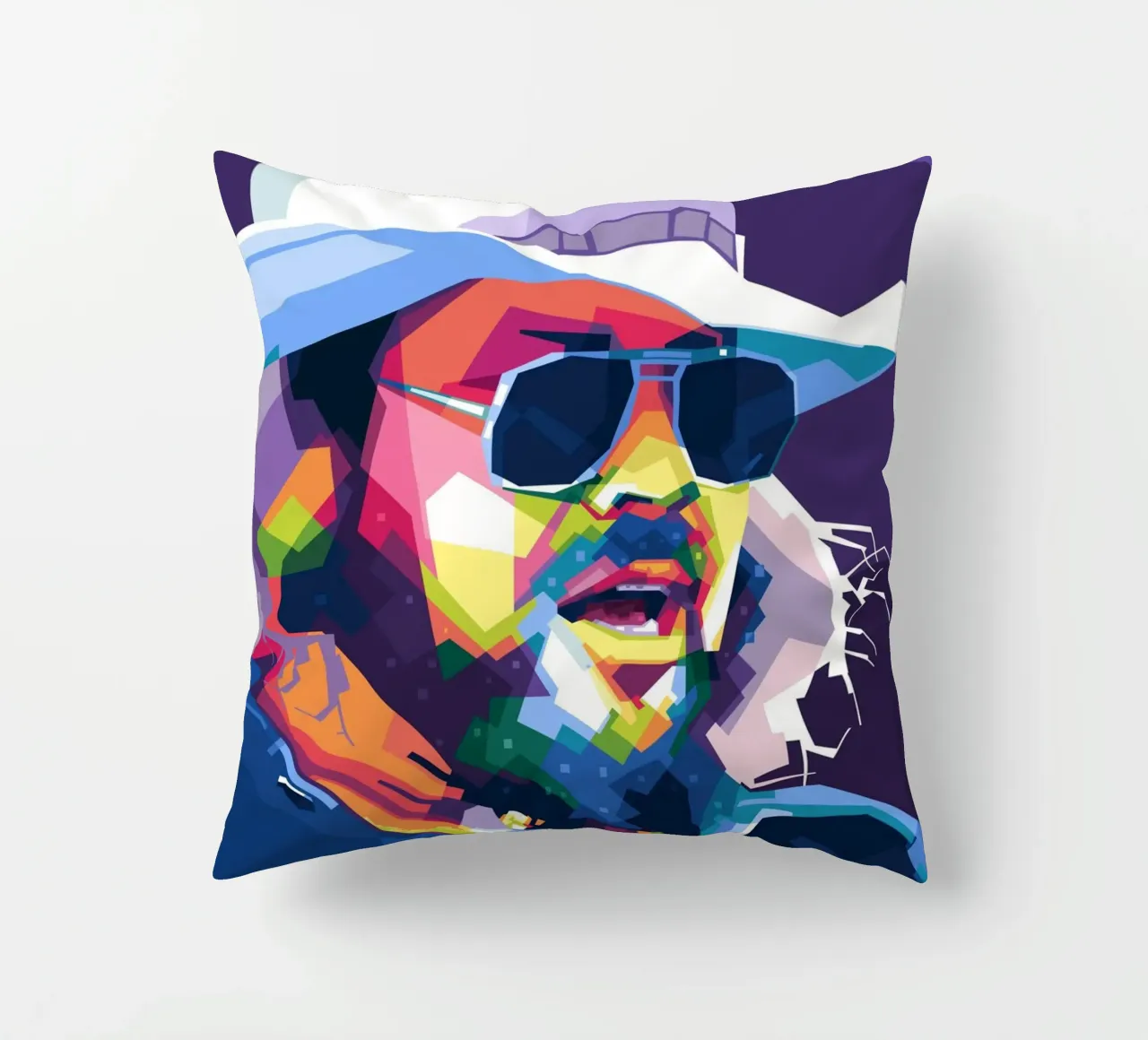 Hank Williams Jr. in WPAP cuscino da Alkahfsmart