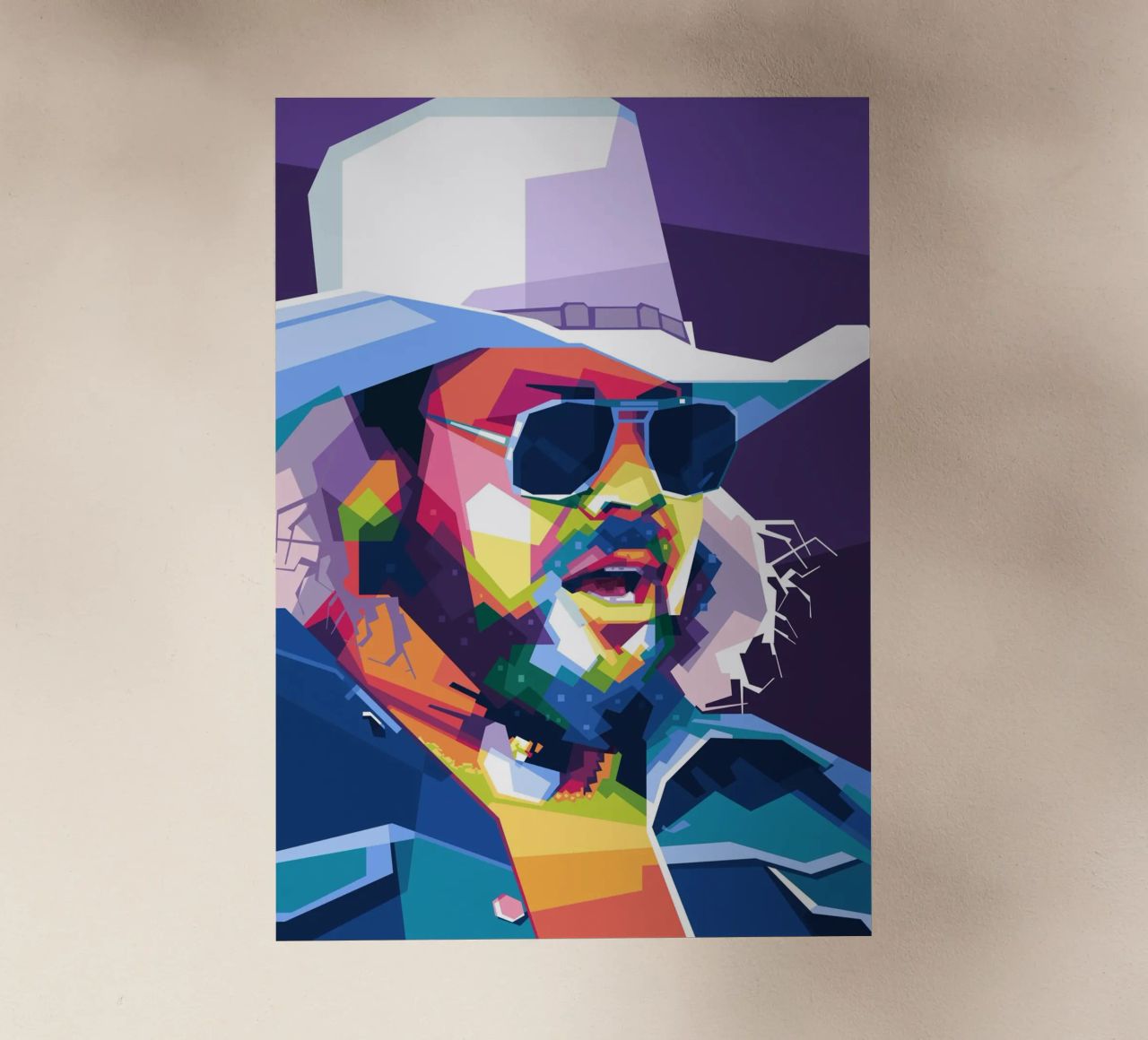 Hank Williams Jr. in WPAP pellicola backlit da Alkahfsmart