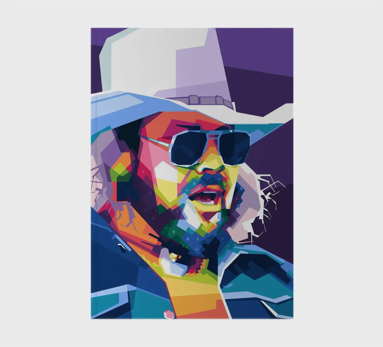 Hank Williams Jr. in WPAP notitieboek van Alkahfsmart