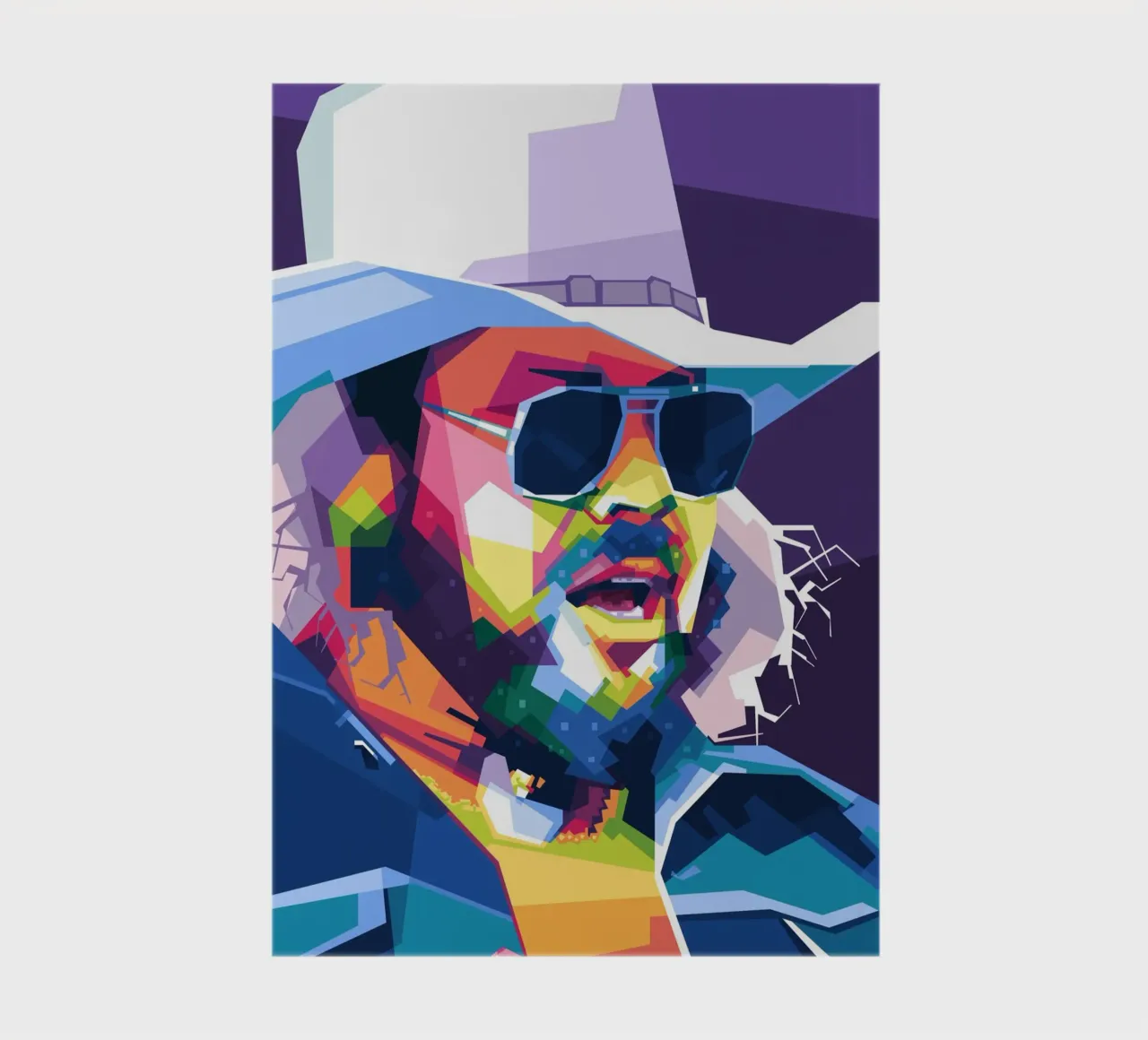 Hank Williams Jr. in WPAP notebook by Alkahfsmart