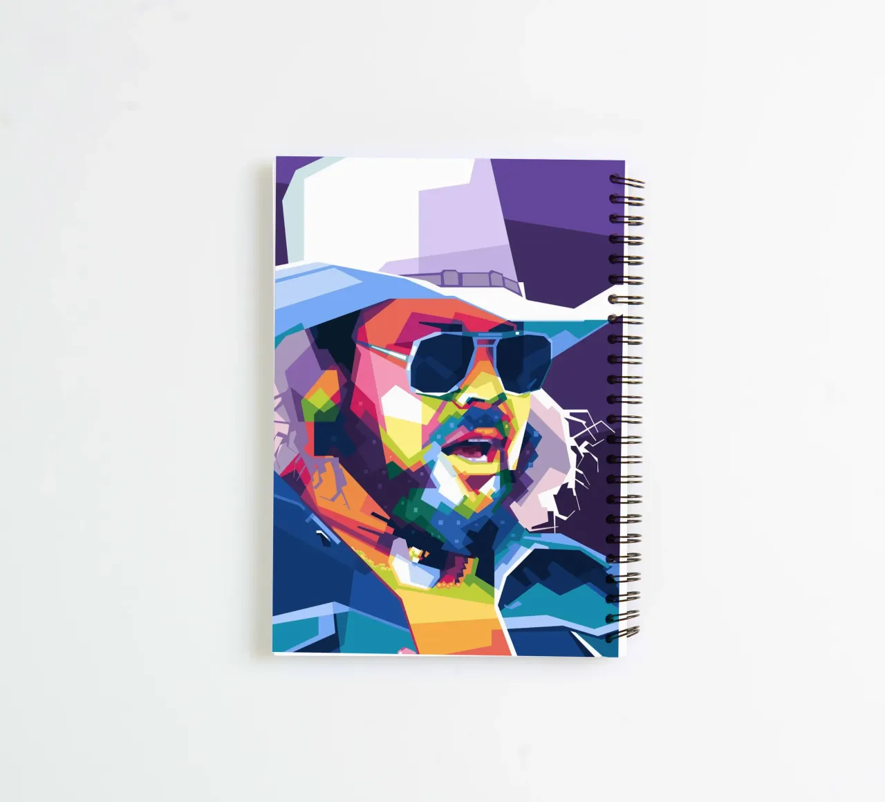 Hank Williams Jr. in WPAP spiral notebook by Alkahfsmart