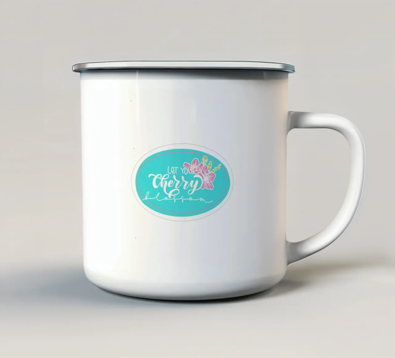 KIRSCHBLÜTE 1.0 taza de esmalte de Miris bunte Modewelt