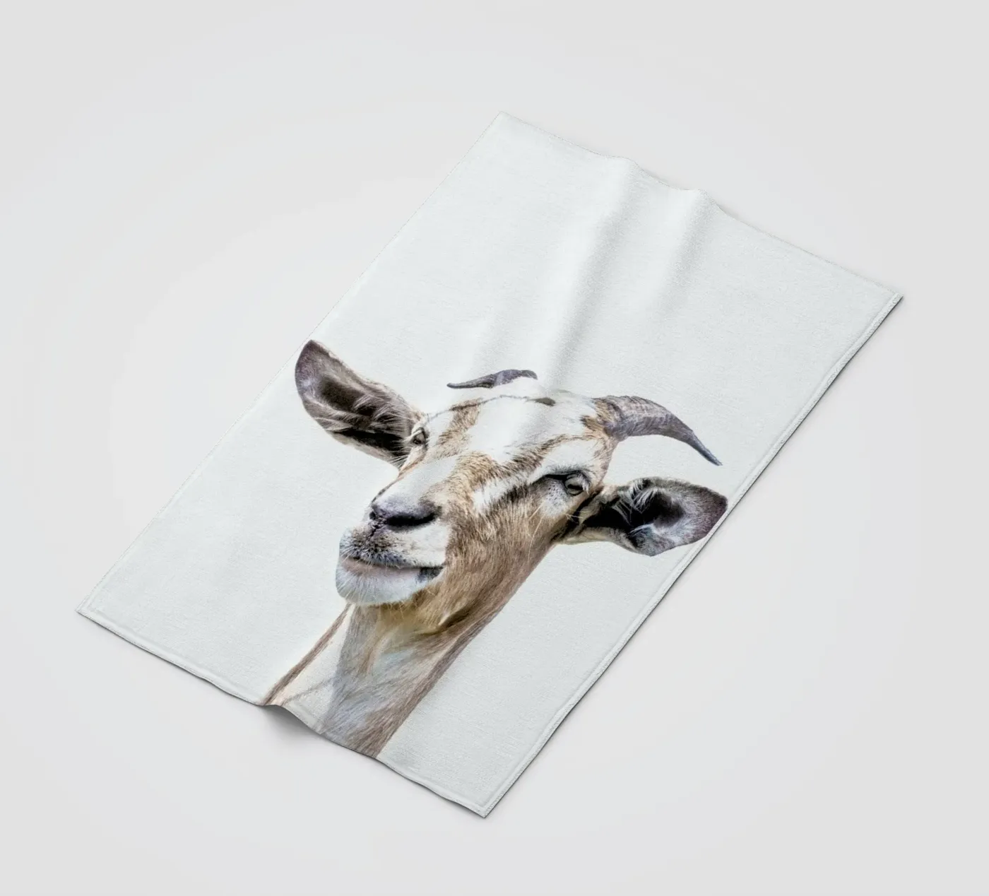Goat fleece blanket by Victoria Frost