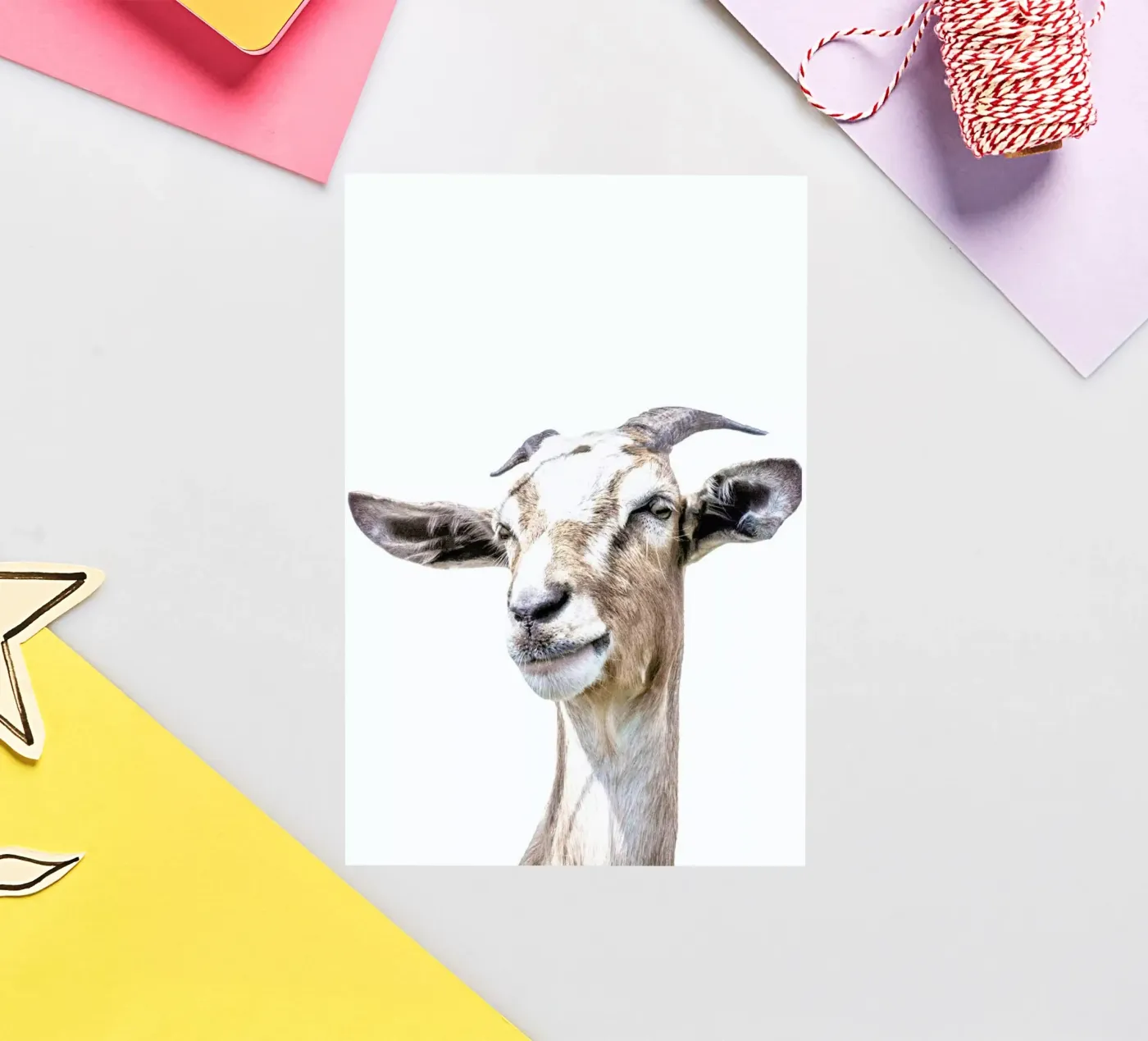 Geit sticker van Victoria Frost