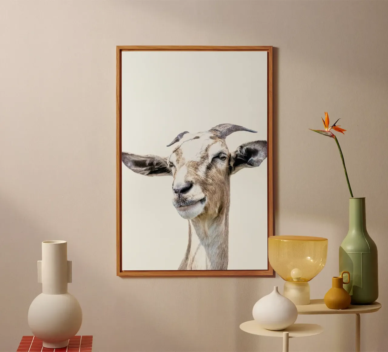 Capra alluminio dibond da Victoria Frost