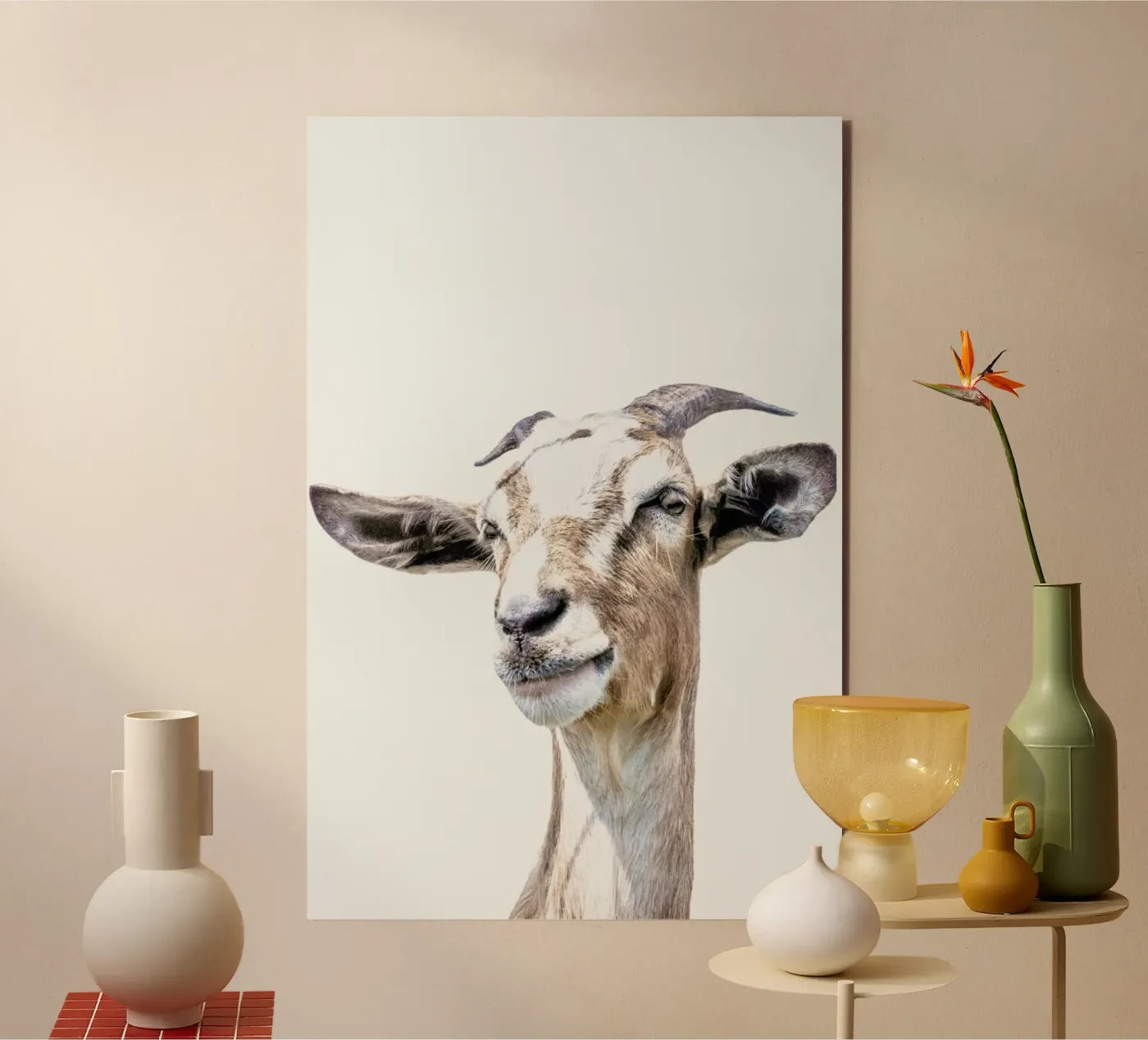 Capra alluminio dibond da Victoria Frost