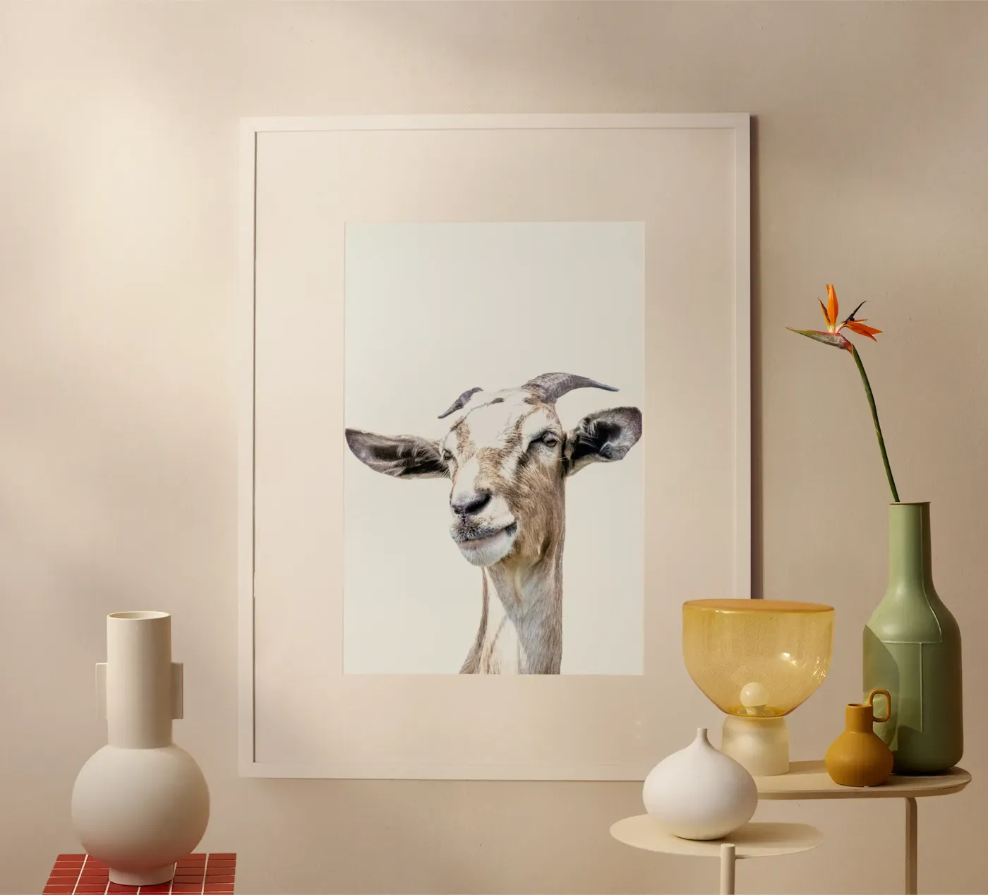 Goat poster by Victoria Frost