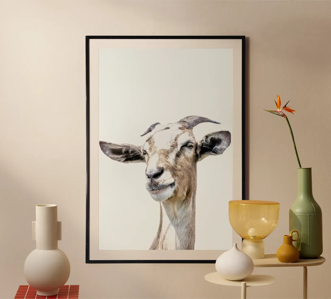 Goat poster by Victoria Frost