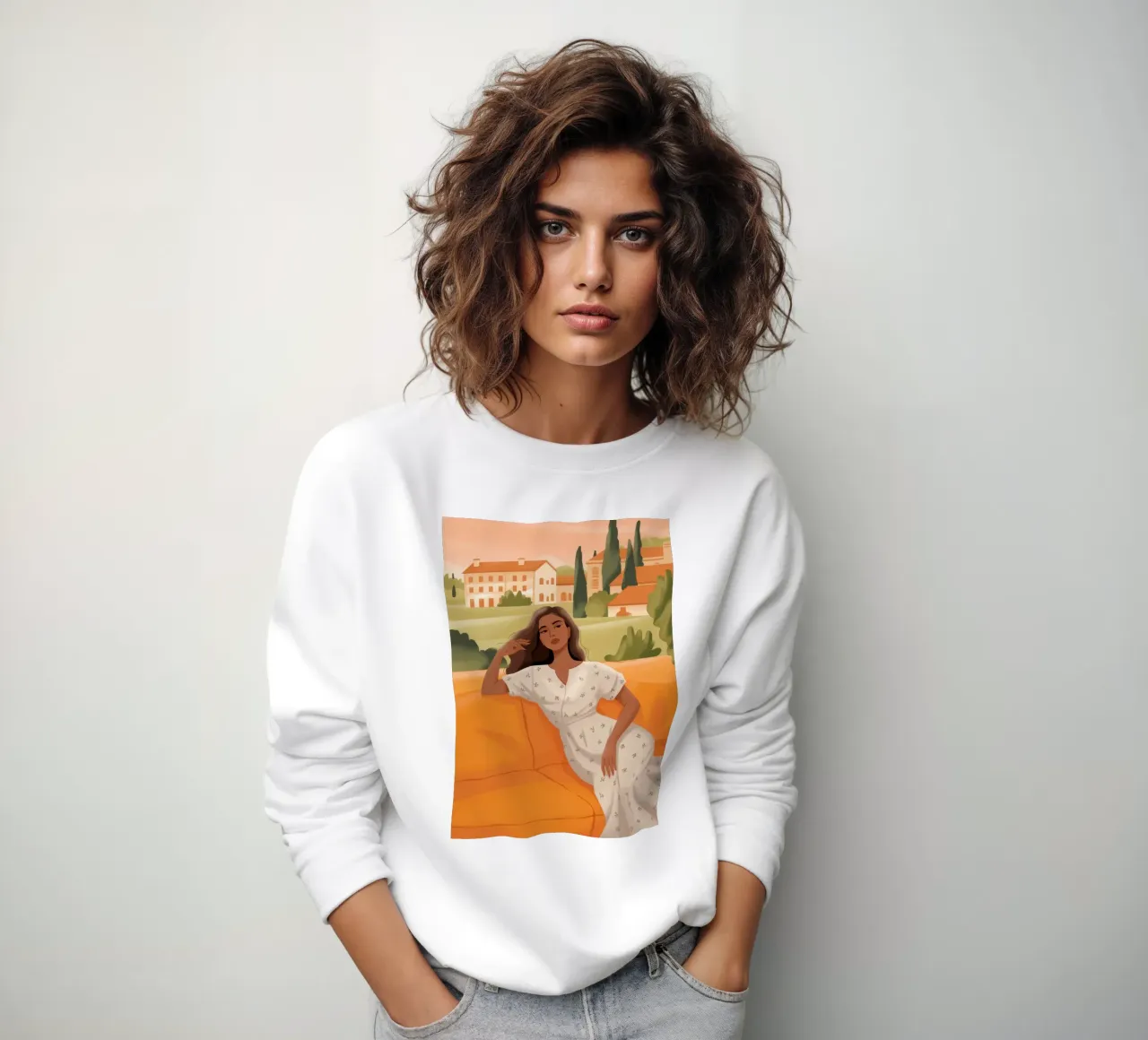 Elegante sogno ad occhi aperti felpa da Veiled Canvas