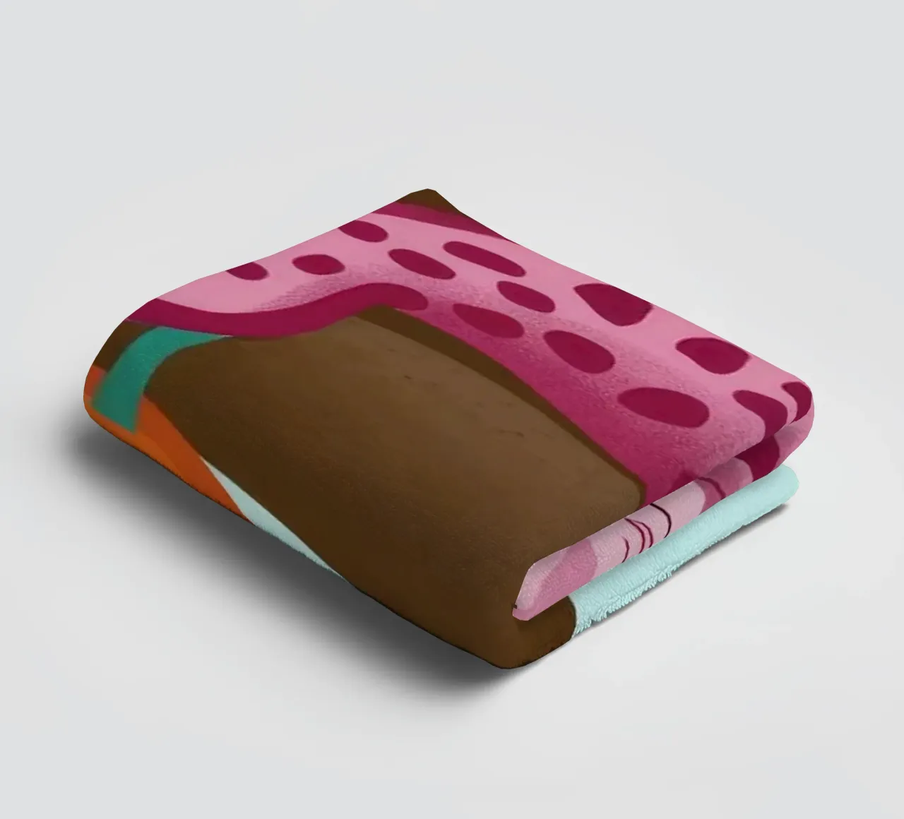 Leopardo rosa esotico asciugamano da bagno da Veiled Canvas