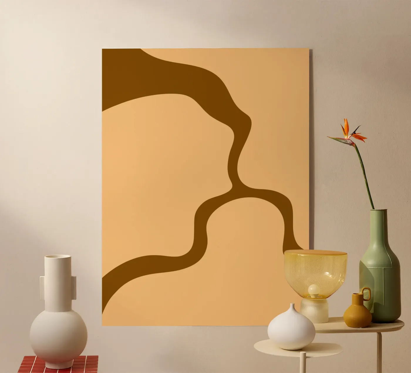Marrone moderno e minimalista plexiglass da MODERN NUANCE