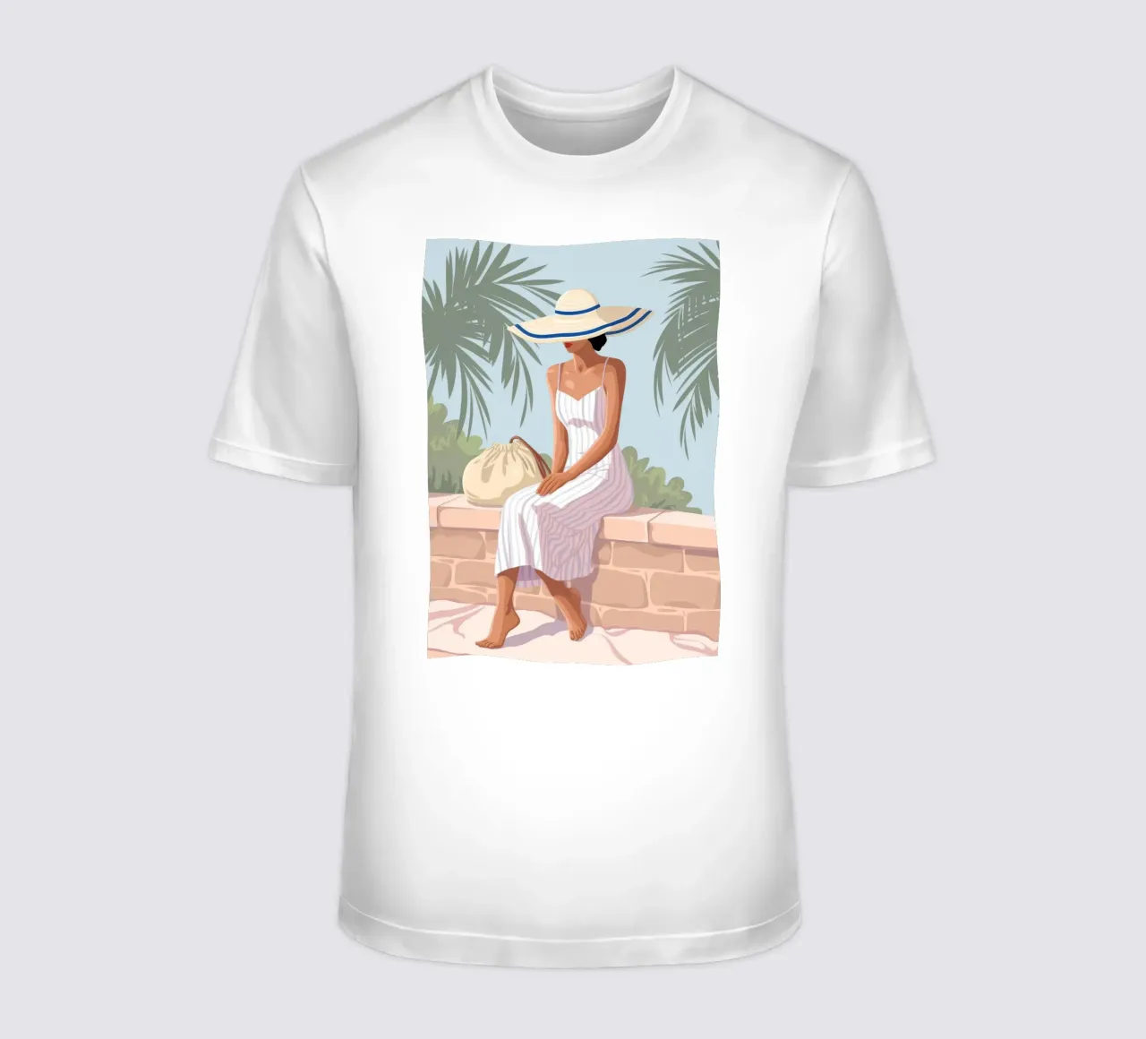 Momento di tranquillità al sole t-shirt da Veiled Canvas
