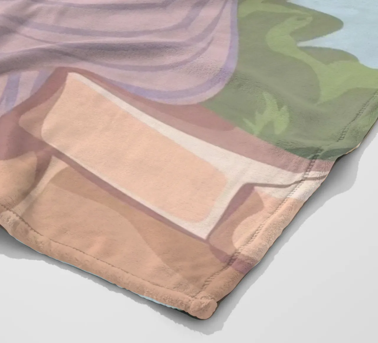 Momento di tranquillità al sole coperta in pile da Veiled Canvas