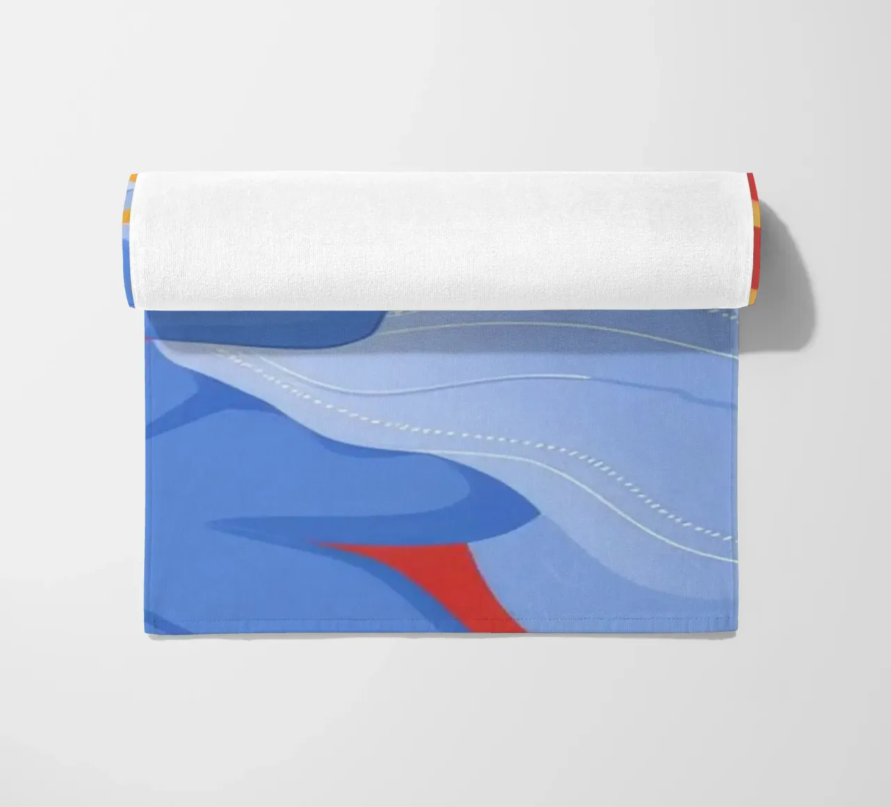 Celestial Night Embrace beach towel by Veiled Canvas
