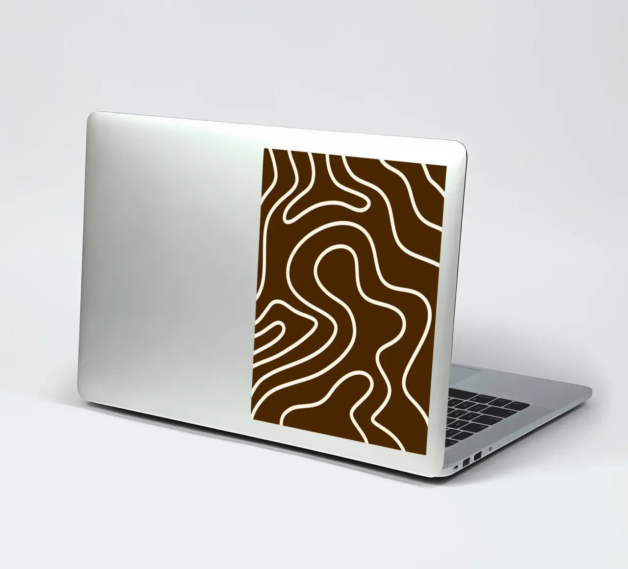 White Line Brown Background sticker by MODERN NUANCE