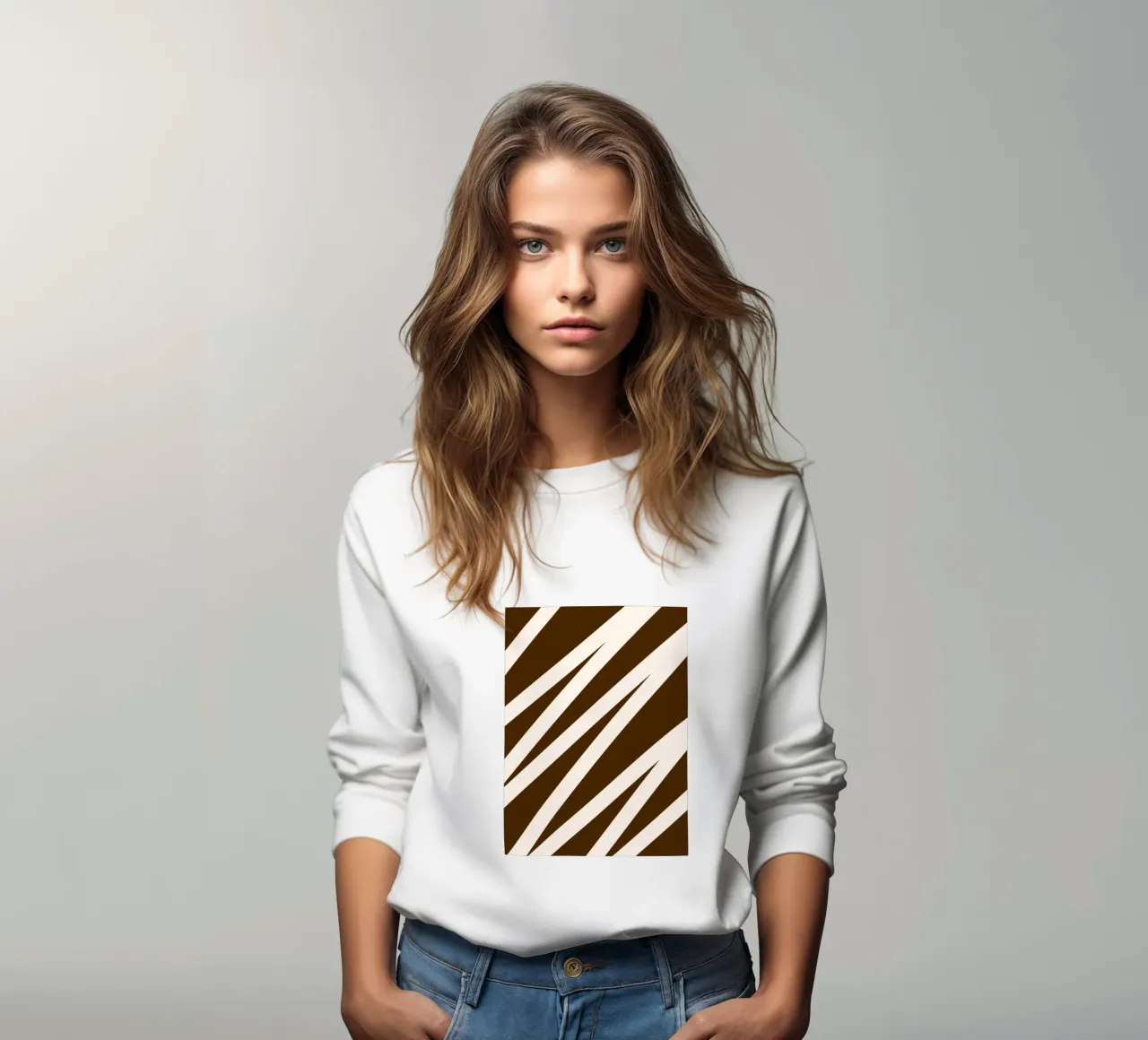 Linea a zig-zag felpa da MODERN NUANCE