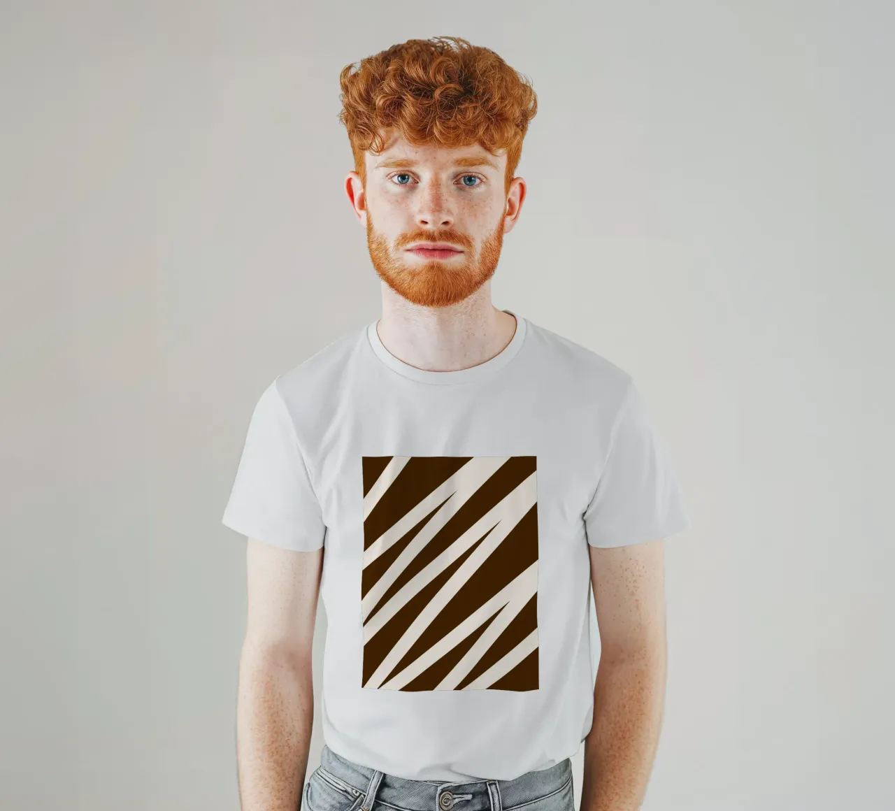 Linea a zig-zag t-shirt da MODERN NUANCE