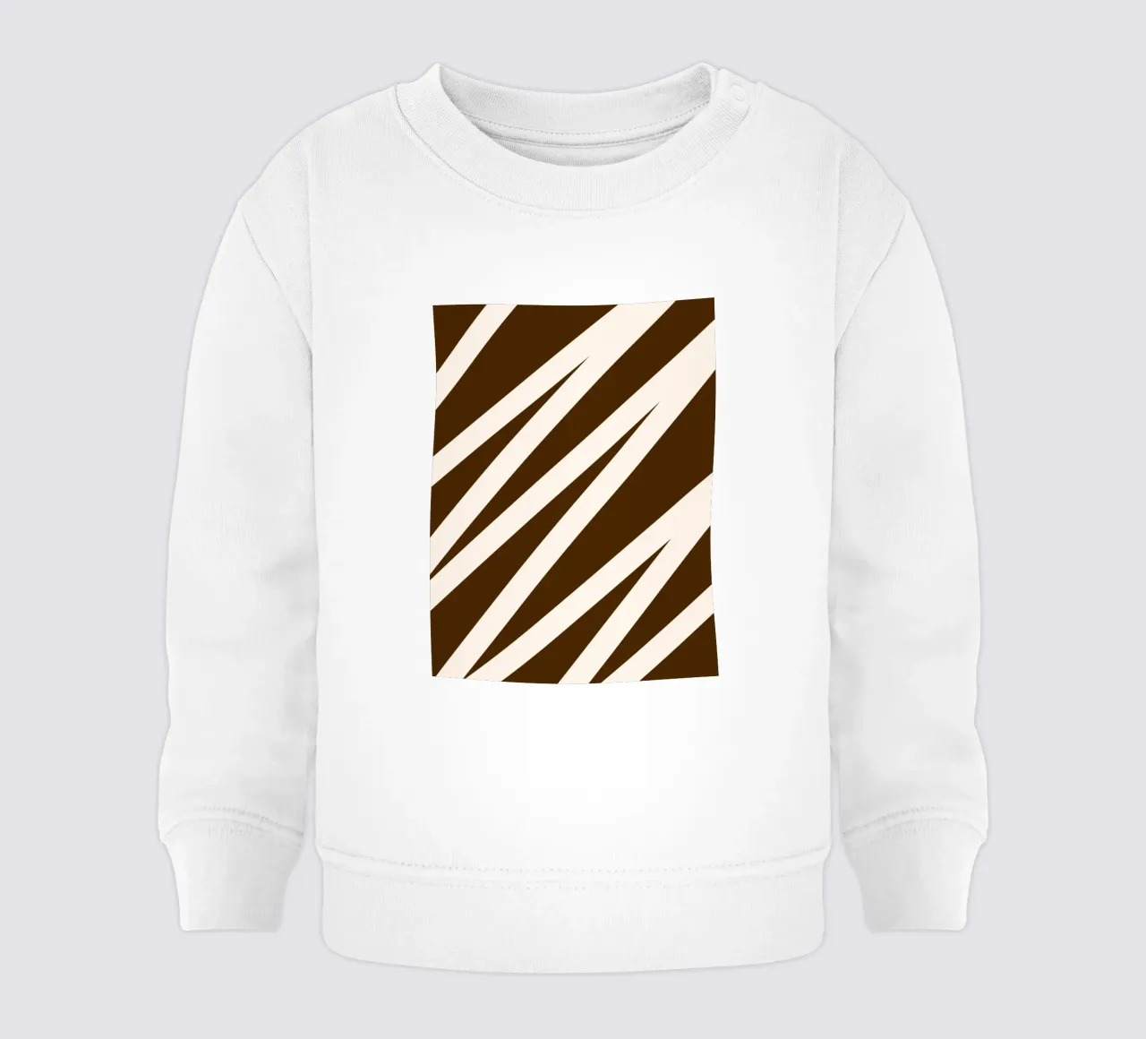 Linea a zig-zag felpa neonato da MODERN NUANCE