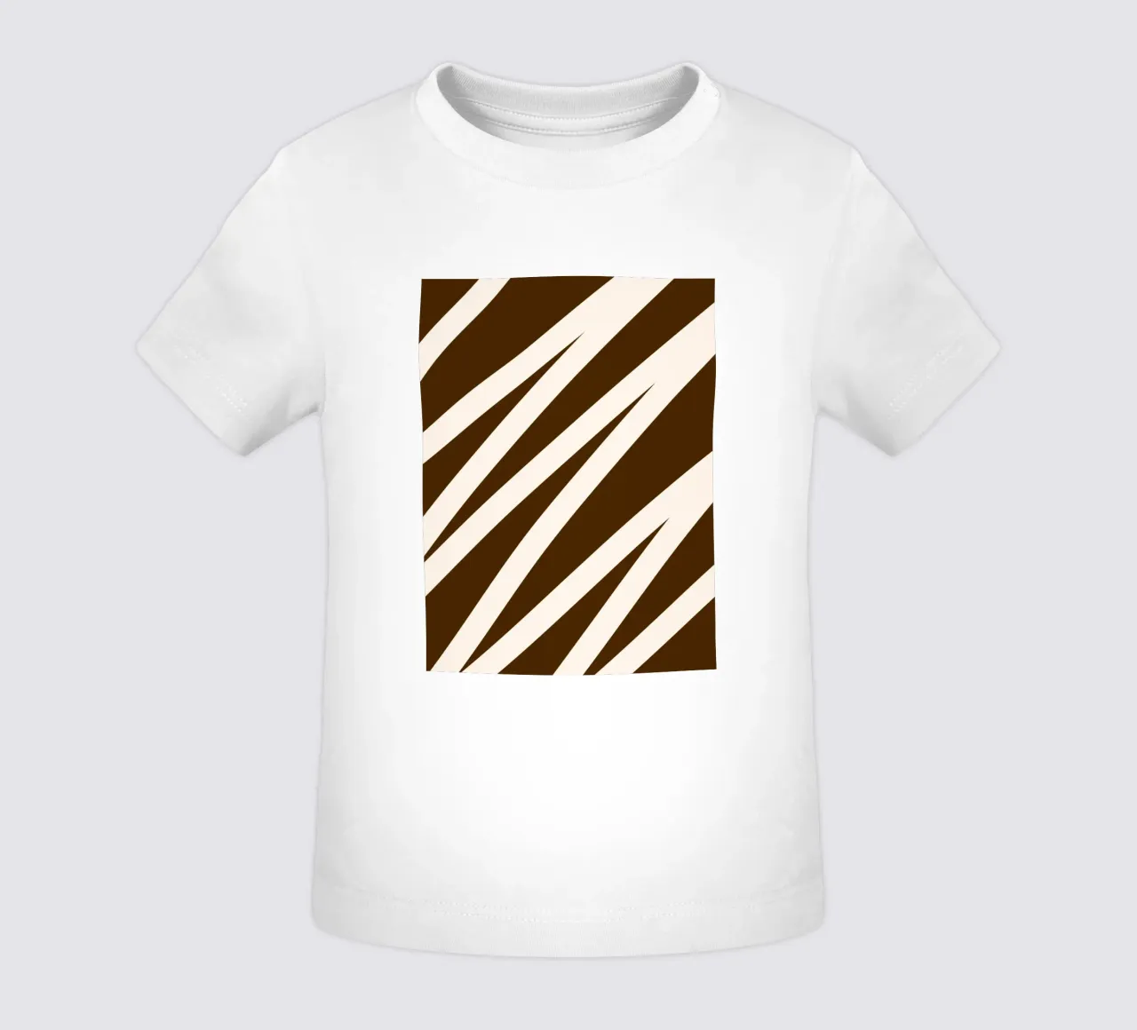 Linea a zig-zag maglietta neonato da MODERN NUANCE