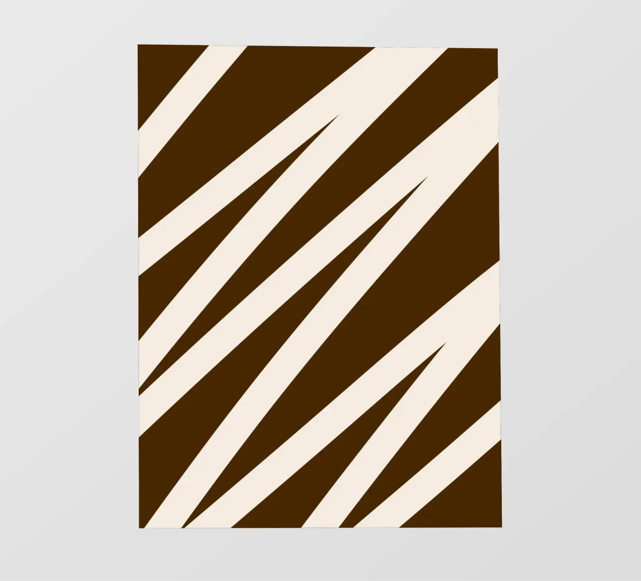 Linea a zig-zag telo in pvc da MODERN NUANCE