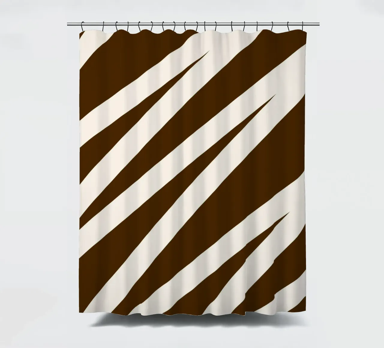 Linea a zig-zag tenda da doccia da MODERN NUANCE