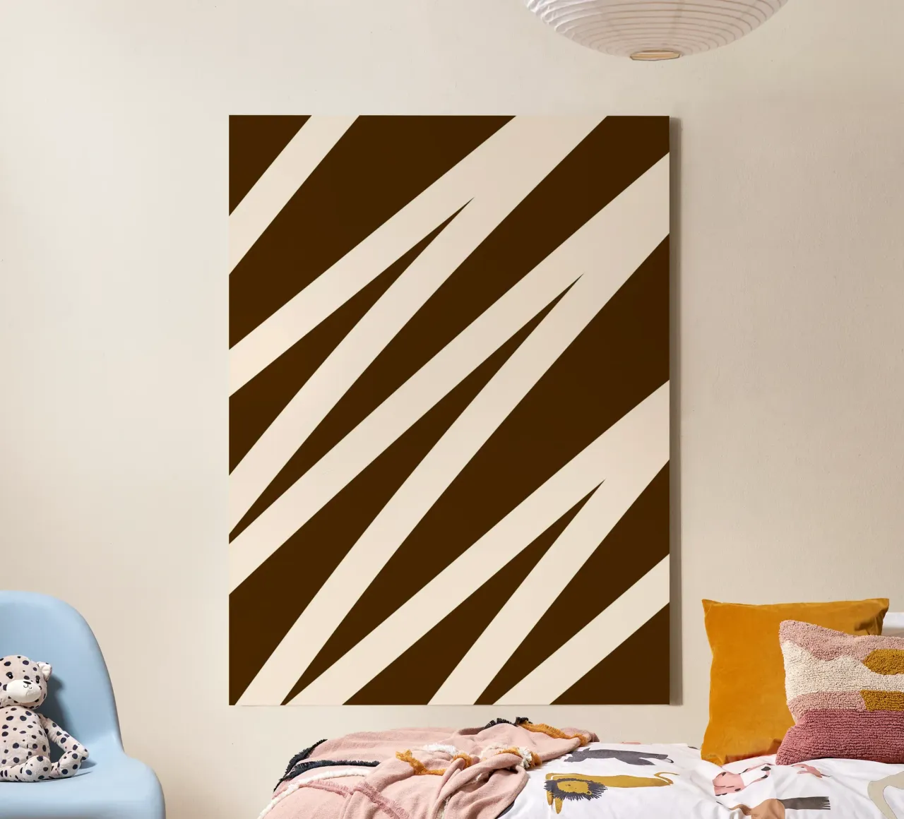 Linea a zig-zag tela da MODERN NUANCE