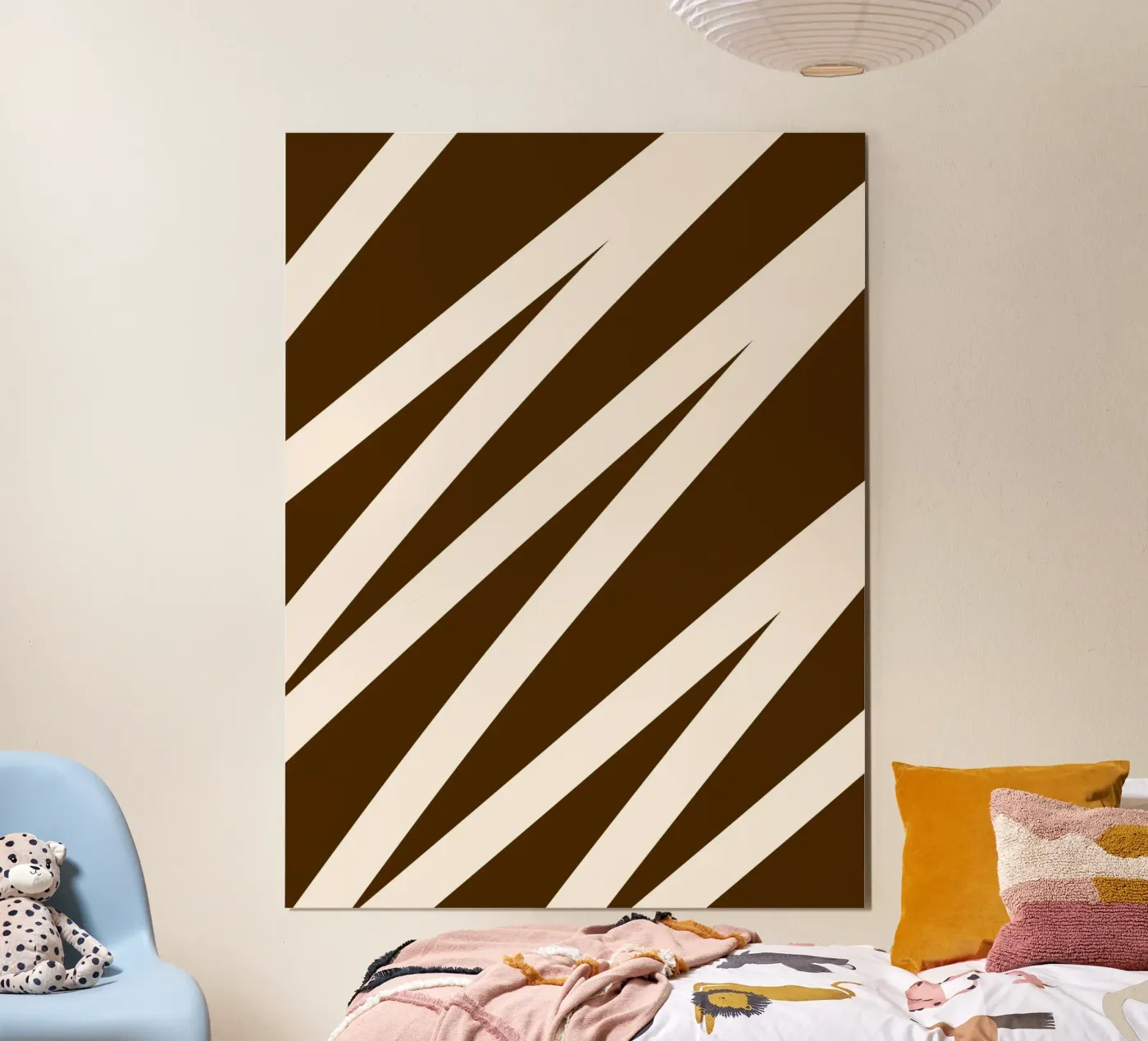 Linea a zig-zag poster da MODERN NUANCE