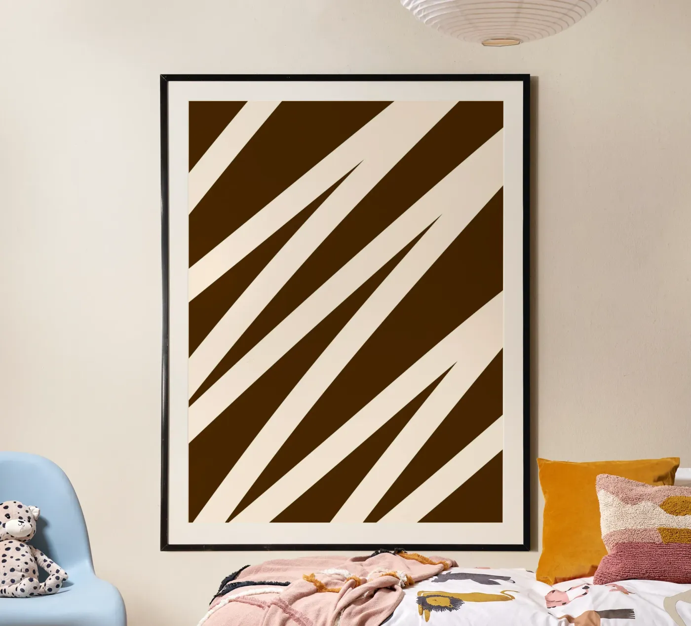 Linea a zig-zag poster da MODERN NUANCE