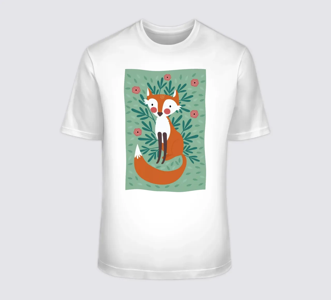 Fox In The Woods t-shirt van Karin Bijlsma