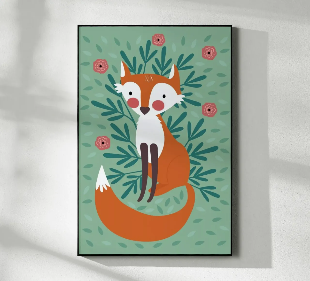 Fox In The Woods plexiglass da Karin Bijlsma