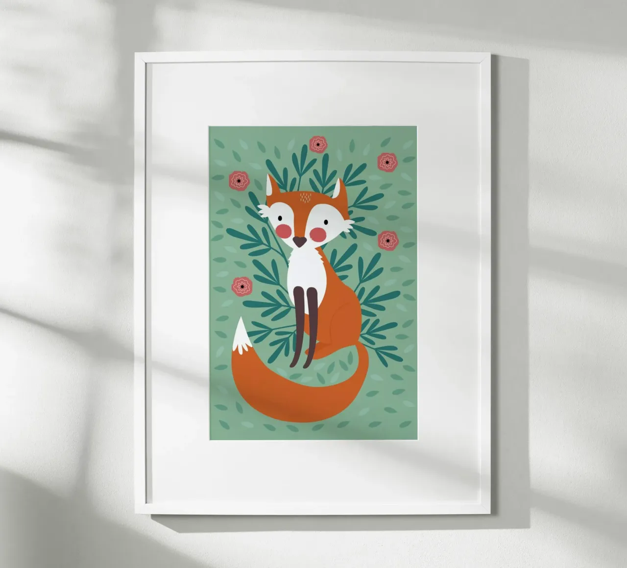 Fox In The Woods Hahnemühle von Karin Bijlsma