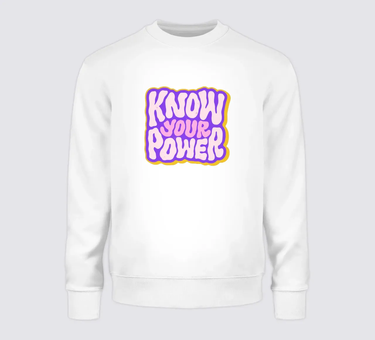Retro Strength - Declaración de poder femenino sudadera de QuooodZ by MooodzArt