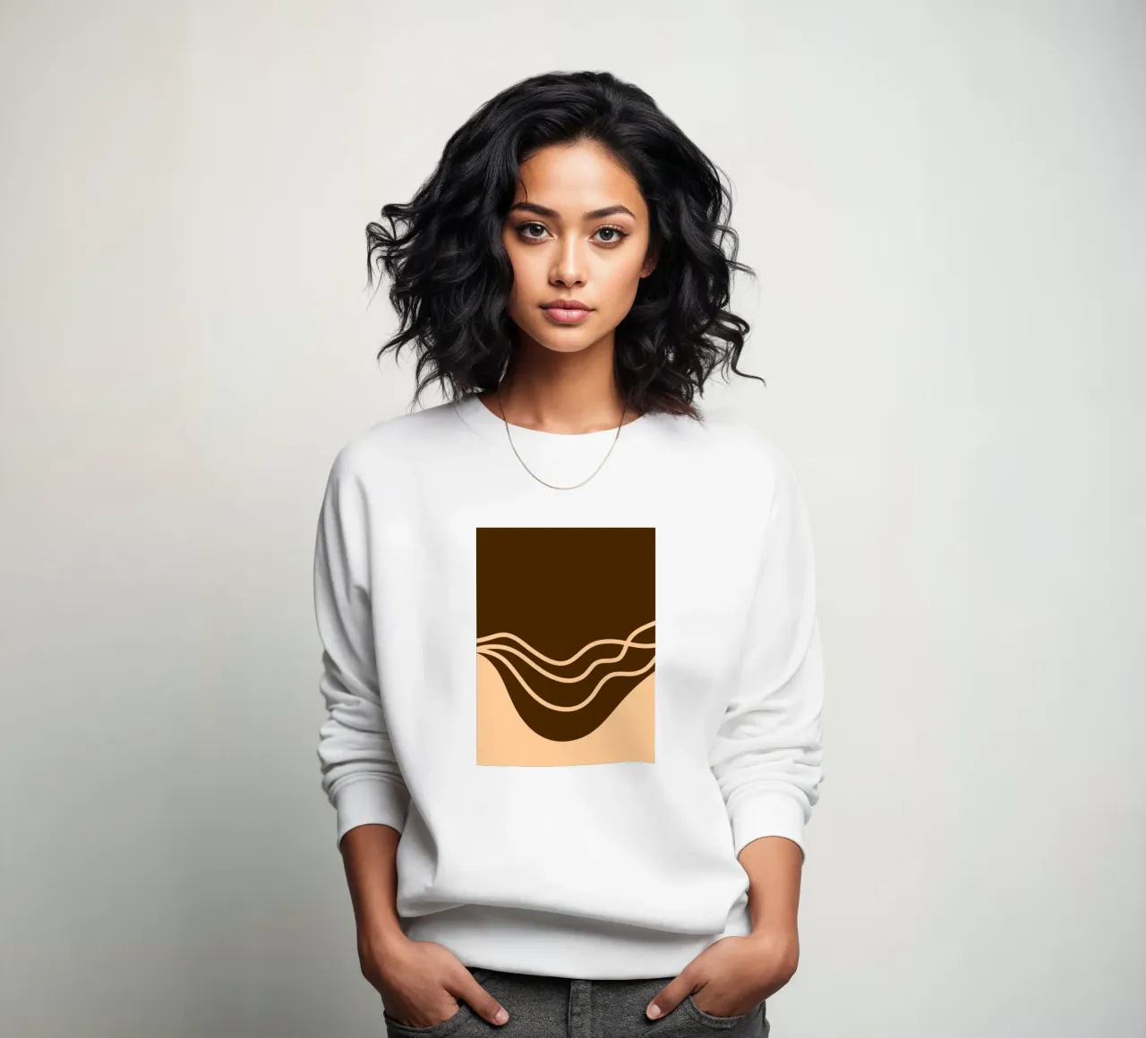 Linea d'onda curva felpa da MODERN NUANCE