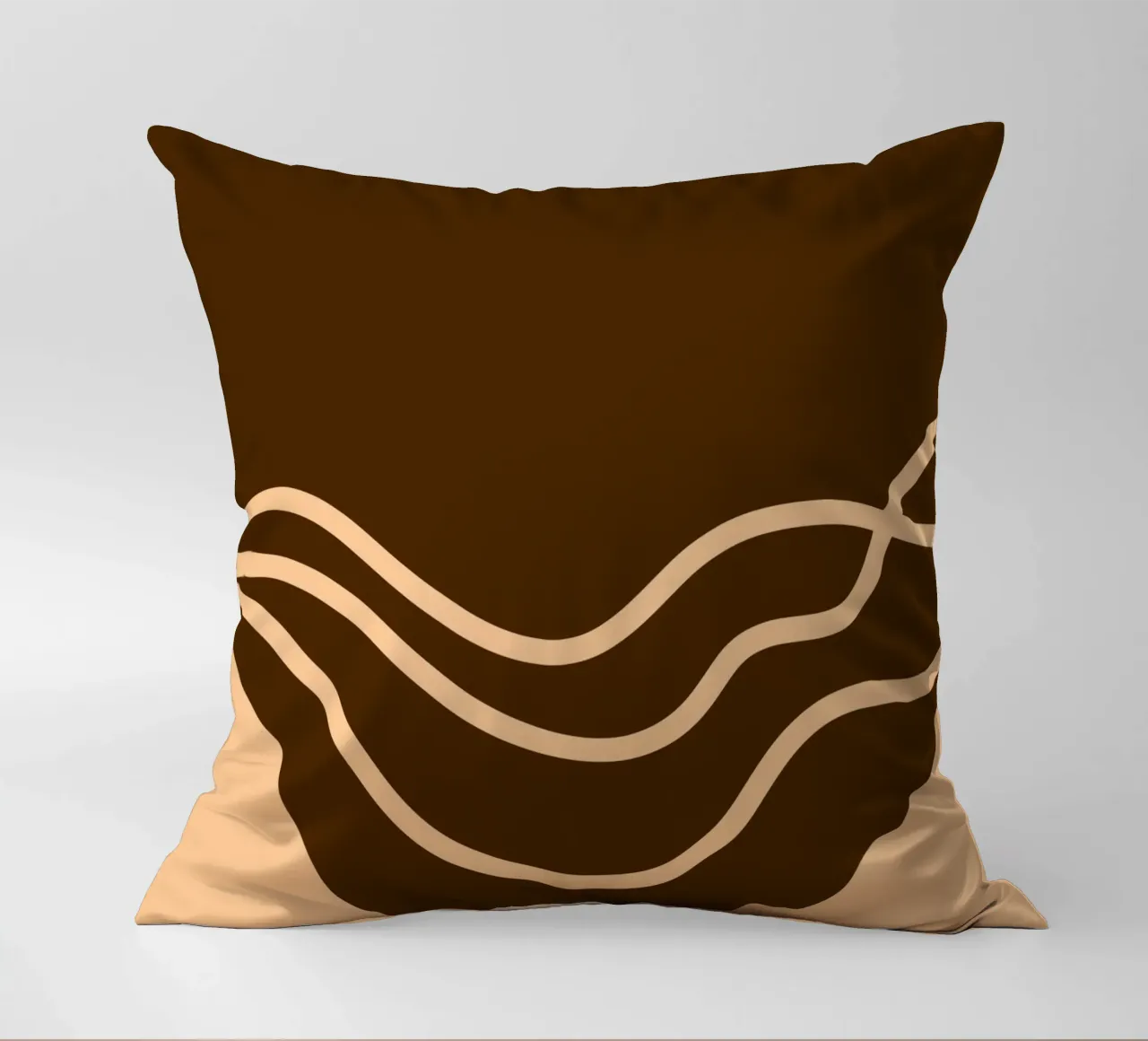 Linea d'onda curva cuscino da MODERN NUANCE
