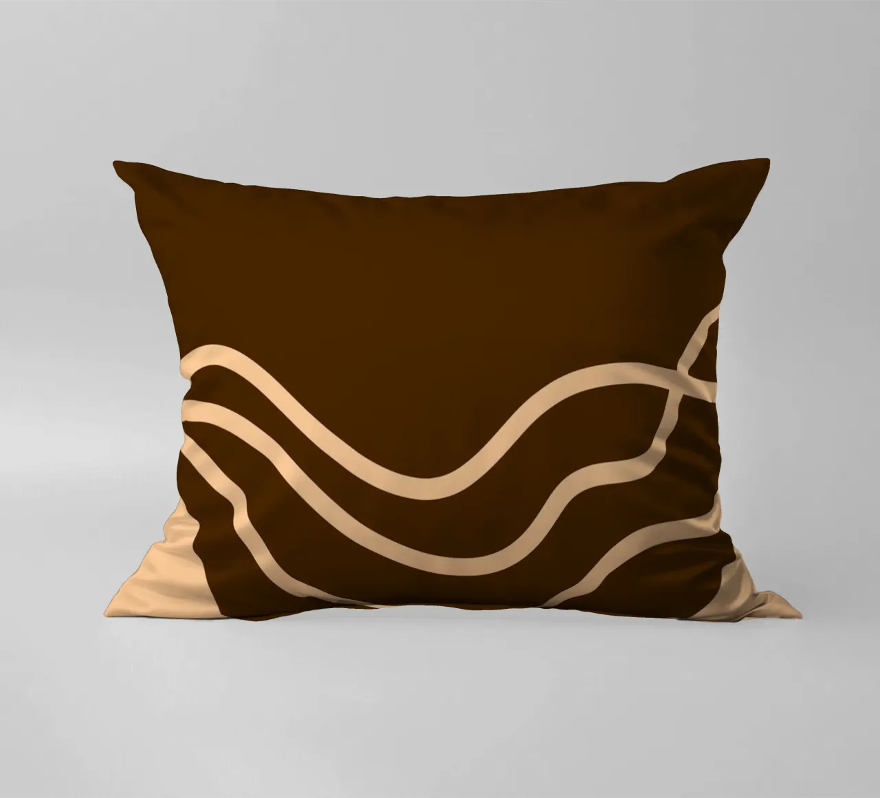 Linea d'onda curva cuscino da MODERN NUANCE