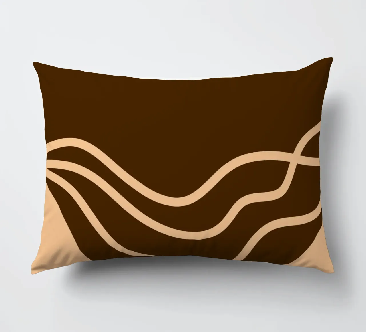 Linea d'onda curva cuscino da MODERN NUANCE