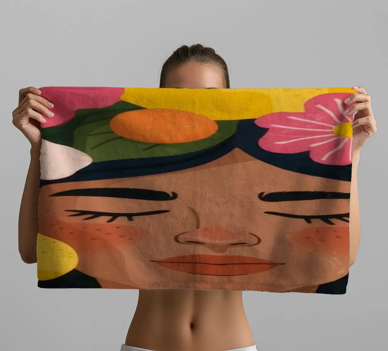 Celestial Contemplation Muse towel by Veiled Canvas