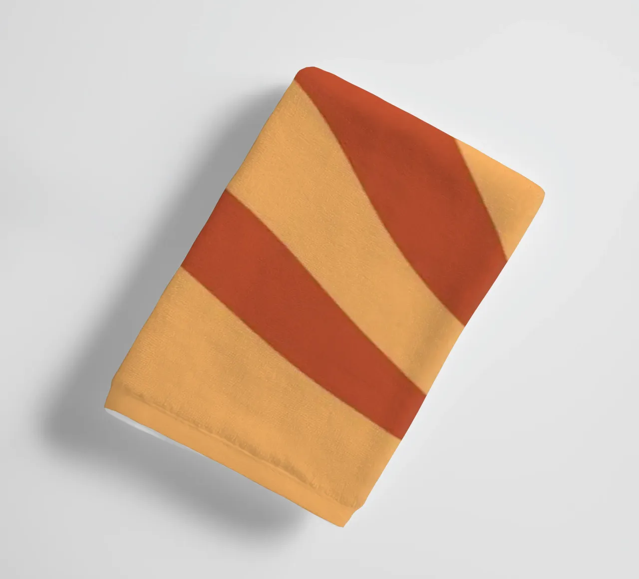 Motif minimaliste rouge et jaune serviette de bain de MODERN NUANCE