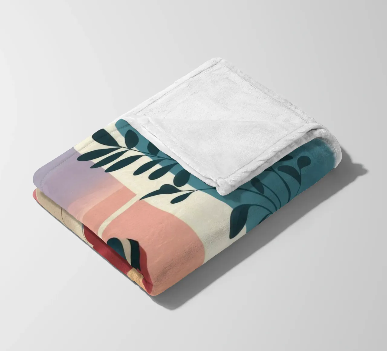 L'abbraccio della natura di Lush coperta in pile da Veiled Canvas