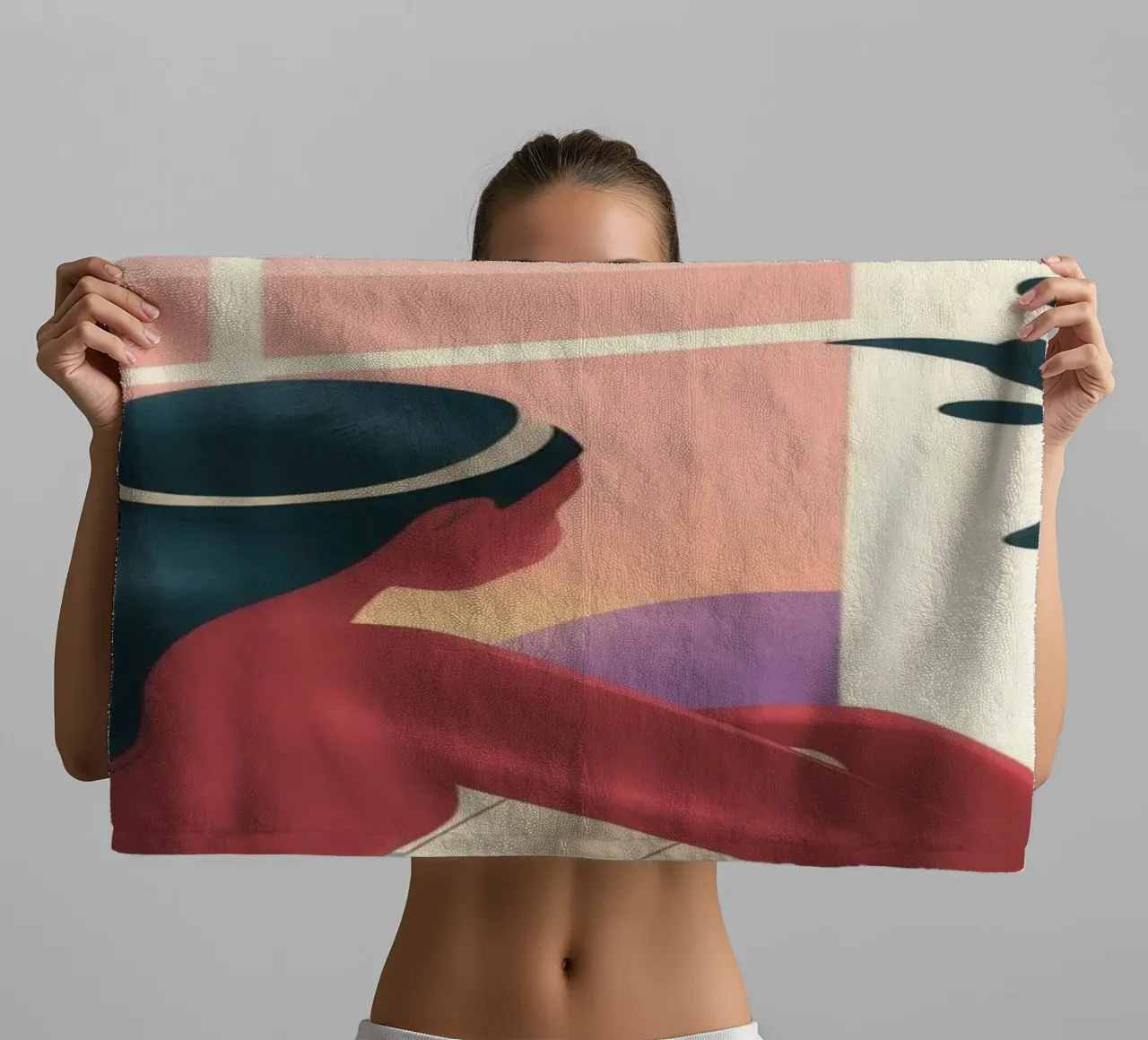 L'abbraccio della natura di Lush asciugamano da bagno da Veiled Canvas