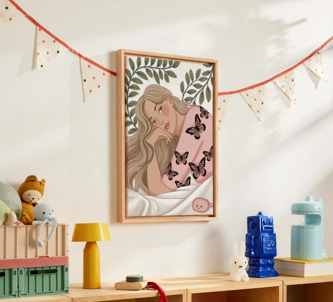 Butterfly Whisper Dreams canvas by Veiled Canvas