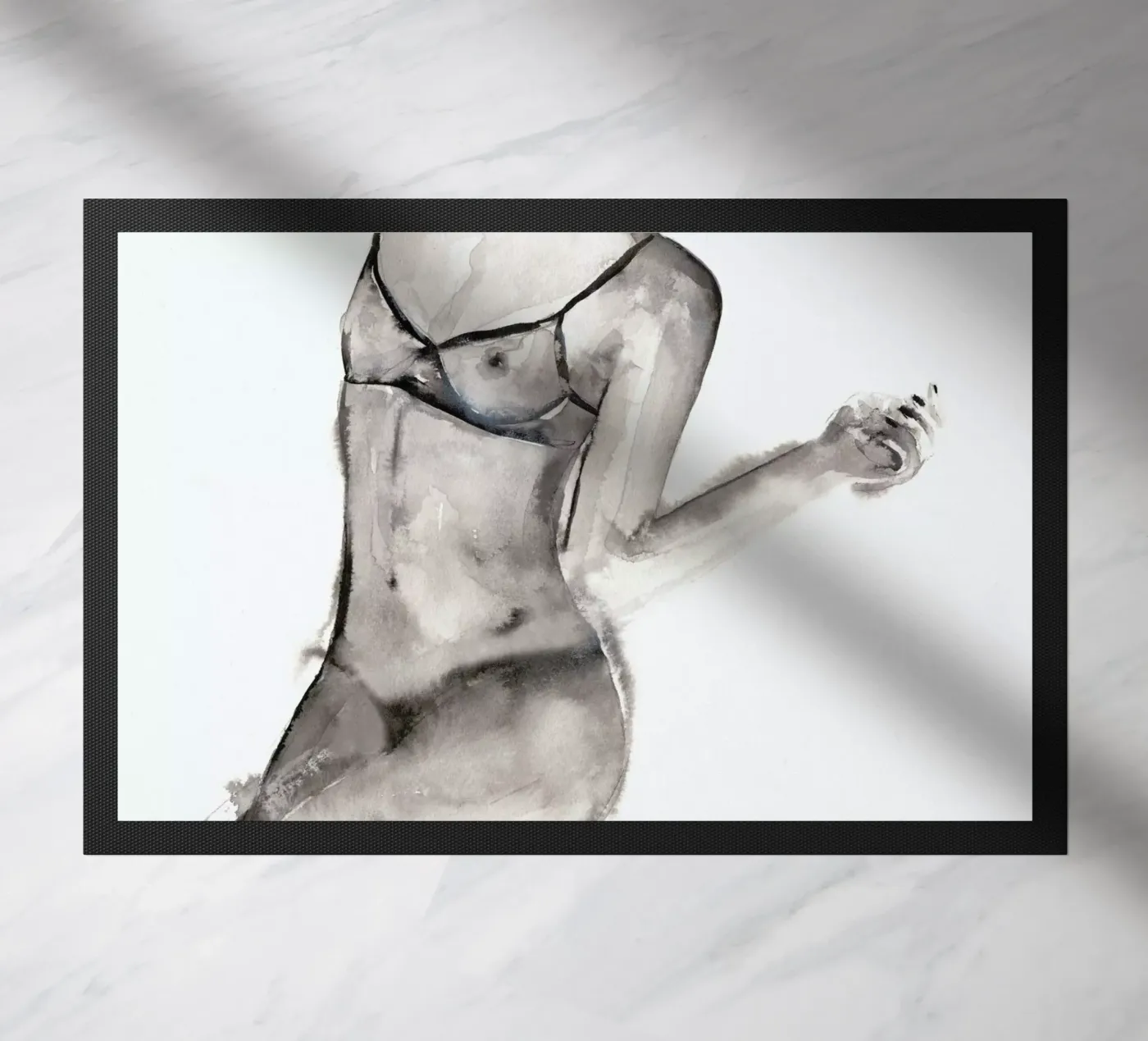 Flagged Fußmatte von Victoria Verbaan