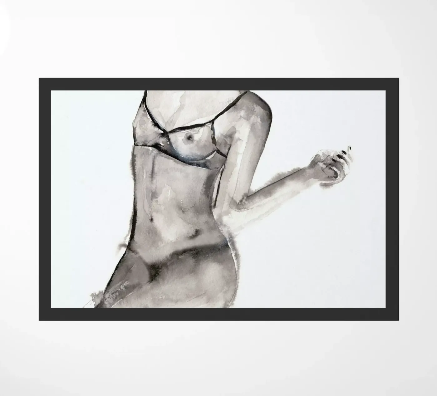 Flagged Fußmatte von Victoria Verbaan